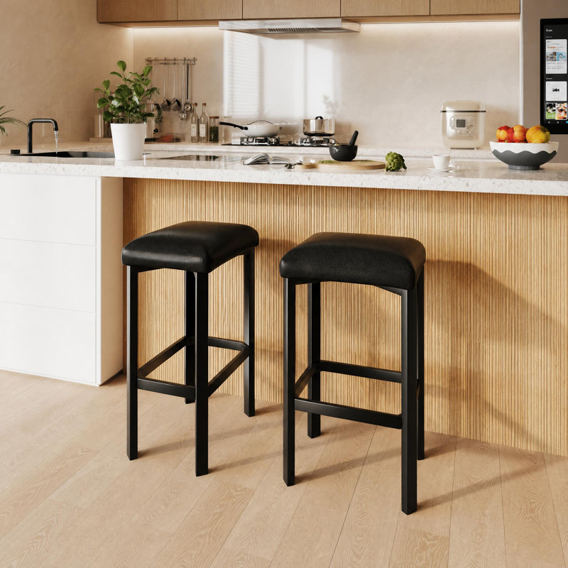 Counter Stool, Black, 2