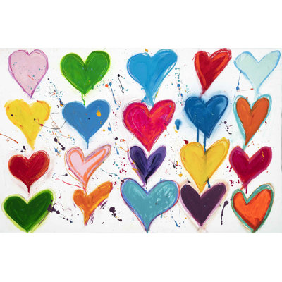«Heart Shower» par Yaffa G - reproduction sur toile