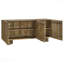 Desserte 3 portes Mango Brown