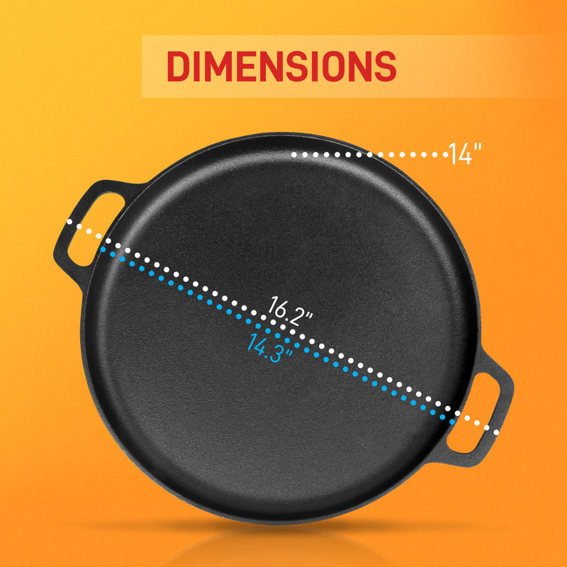 NutriChef Non-Stick Cast Iron Baking Sheet