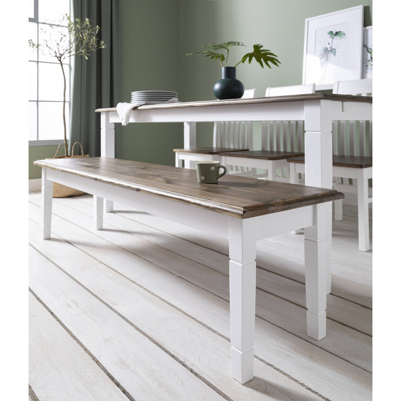 Solid Wood Bench, 40cm H x 157cm W x 40cm D