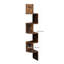 Carol 127.5cm H x 20cm W Corner Bookcase-57845926
