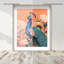 Peacock Garden Dance Canvas Animals Print by Oliver Gal-179702032-180242878