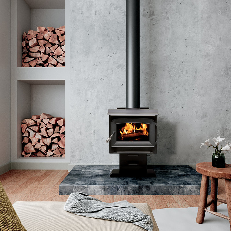 Ashley 1200 pieds carrés Pi. Poêle à bois