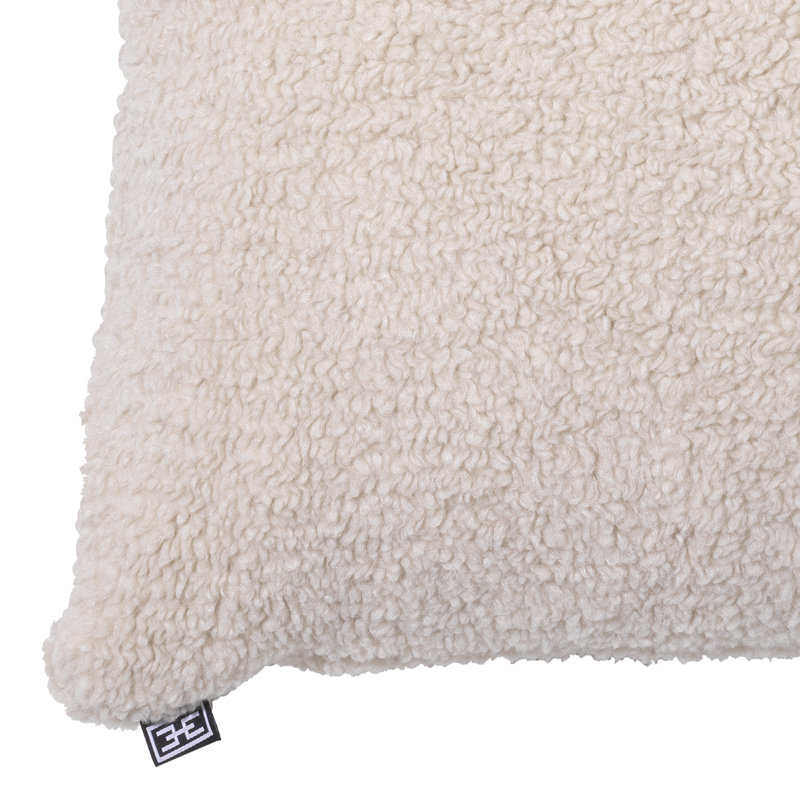 Palla Square Pillow Cover & Insert, 23.62" x 23.62", Brisbane Cream