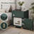 Smart Nightstand With Lockable Safe – Dual Drawers, Wireless Charging, Usb Ports, Led Light & Bluetooth Speaker, Fully Assembled-1808783366