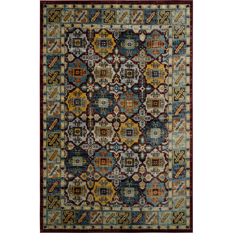 Taslin Rug, Multi, Rectangle 6'1'' x 9'