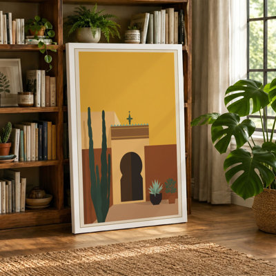 Desert Doorway Southwestern - Wrapped Canvas