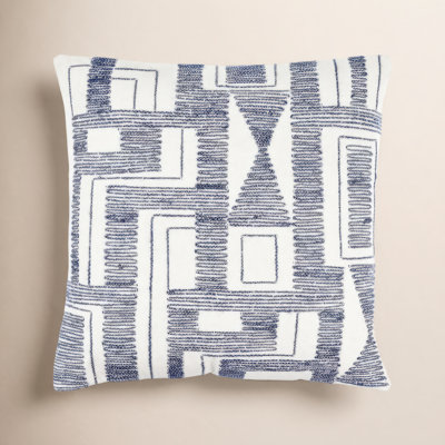 Dania Geometric Shapes Cotton Pillow Cover