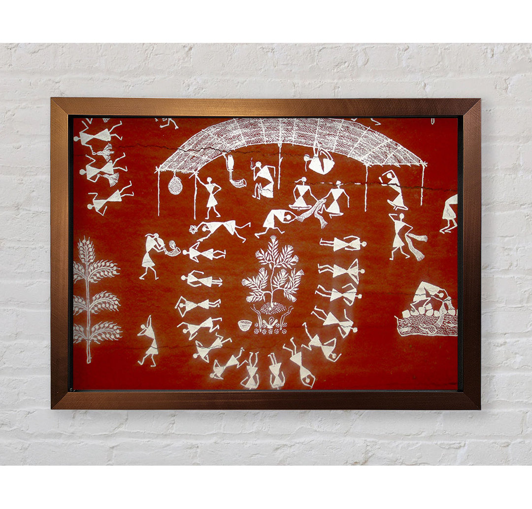 Aborigines Warli Mahabharata - Druck