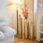 Gorgeous Home Decoration Set Of 3 Large Glazed Metal Vases, Gold Textured Cylindrical Design For Elegant Interior Styling