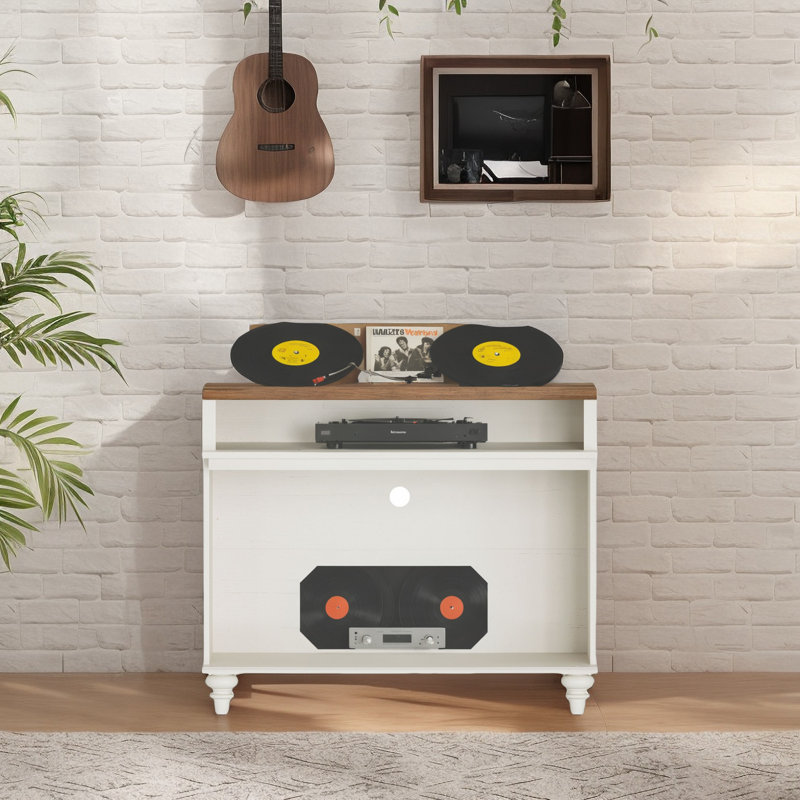 Support pour tourne-disque Corretta, Blanc