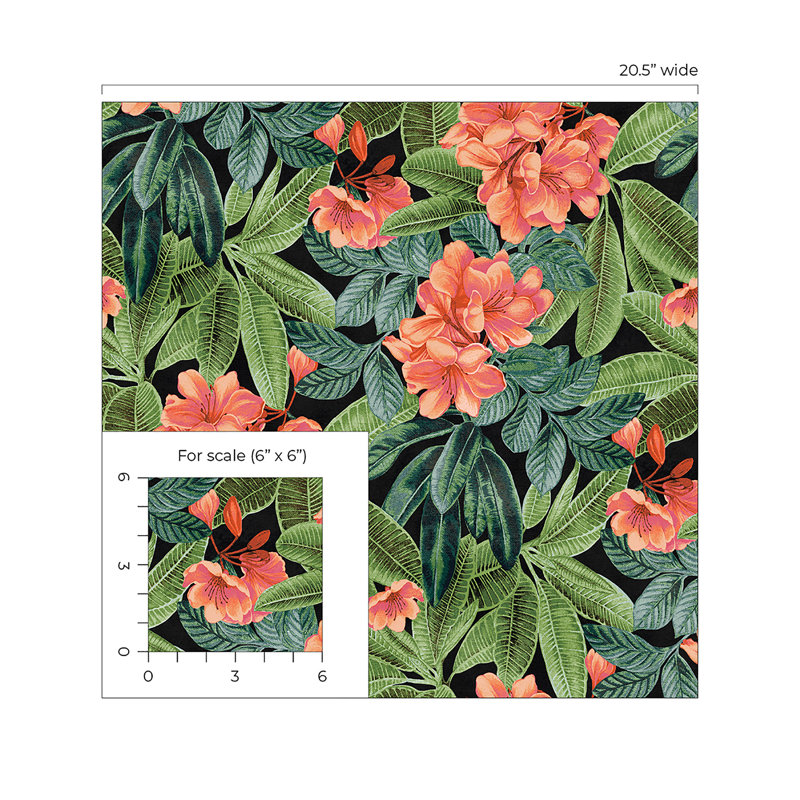 Tommy Bahama Darwin Flora, Green/Orange