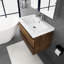 Meuble-lavabo mural simple 30 po avec plateau en résine Adejah-623964444