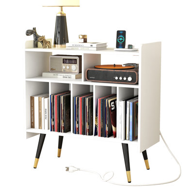 Support pour tourne-disque avec station de charge