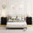 3-Drawer Nightstands with Outlets and USB Ports, 2 Pcs-166842835