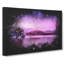 Lone Tree Under A Purple Sunrise - Wrapped Canvas Painting-56647876
