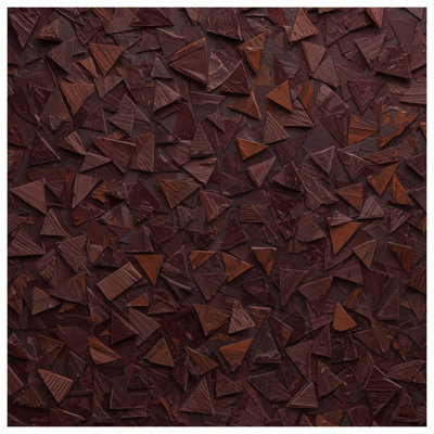 Toile tendue brune en mosaïque triangulaire en plusieurs tailles