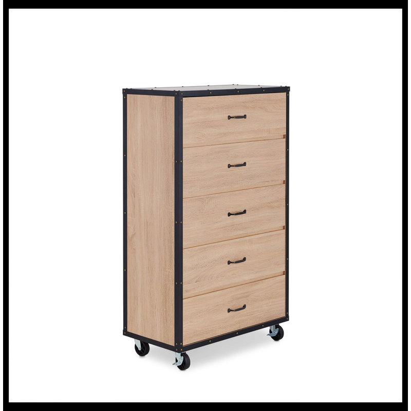 Commode 5 tiroirs Adriaunna