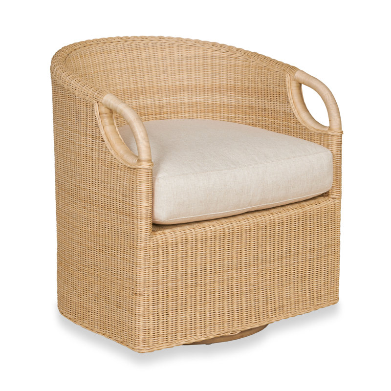 Linen Swivel Chair