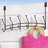 Windsor Metal Over-the-Door 12 - Hook Wall Mounted Coat Rack