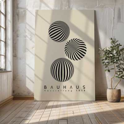 72 "x 48" Bauhaus II, reproduction d'art sur toile I919