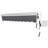 Awntech Destin Right Motorized Retractable Awning, 12' x 10', Gunmetal-121458897-10768219-10696378