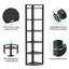 Bibliothèque d'angle en acier Melahat H 70,86 "x l 15,75"-450610245