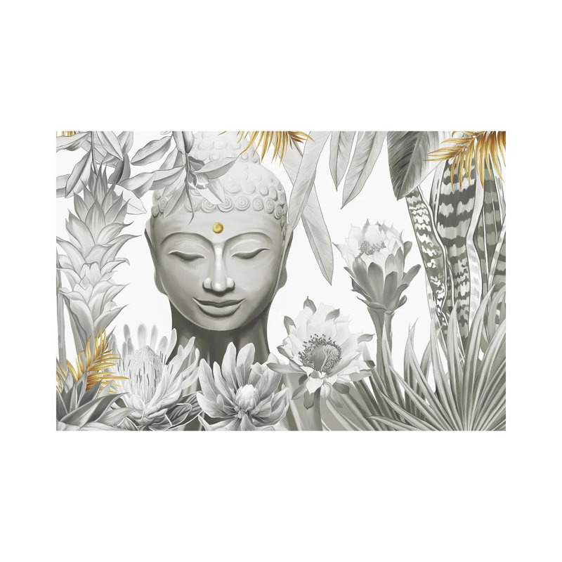 Buddha by Nettsch - Wrapped Canvas Painting, 101.6 cm H x 66.04 cm W x 1.91 cm D