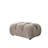 Paloma Rectangle Ottoman In Mink Tan Velvet-92393525