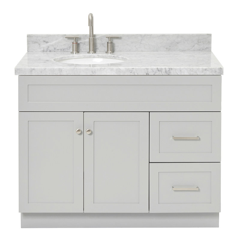 Ensemble de meuble-lavabo simple 43 po Abell, Gris