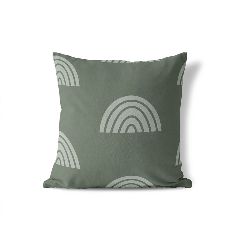 Coussin Plain Bows Match, H 26 po x l 26 po, Chimichurri
