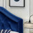 Navy Blue Velvet Headboard For Queen & Full Sized Beds - Modern Grace With Button Tufting And Stunning Nailhead Trim-1687259181