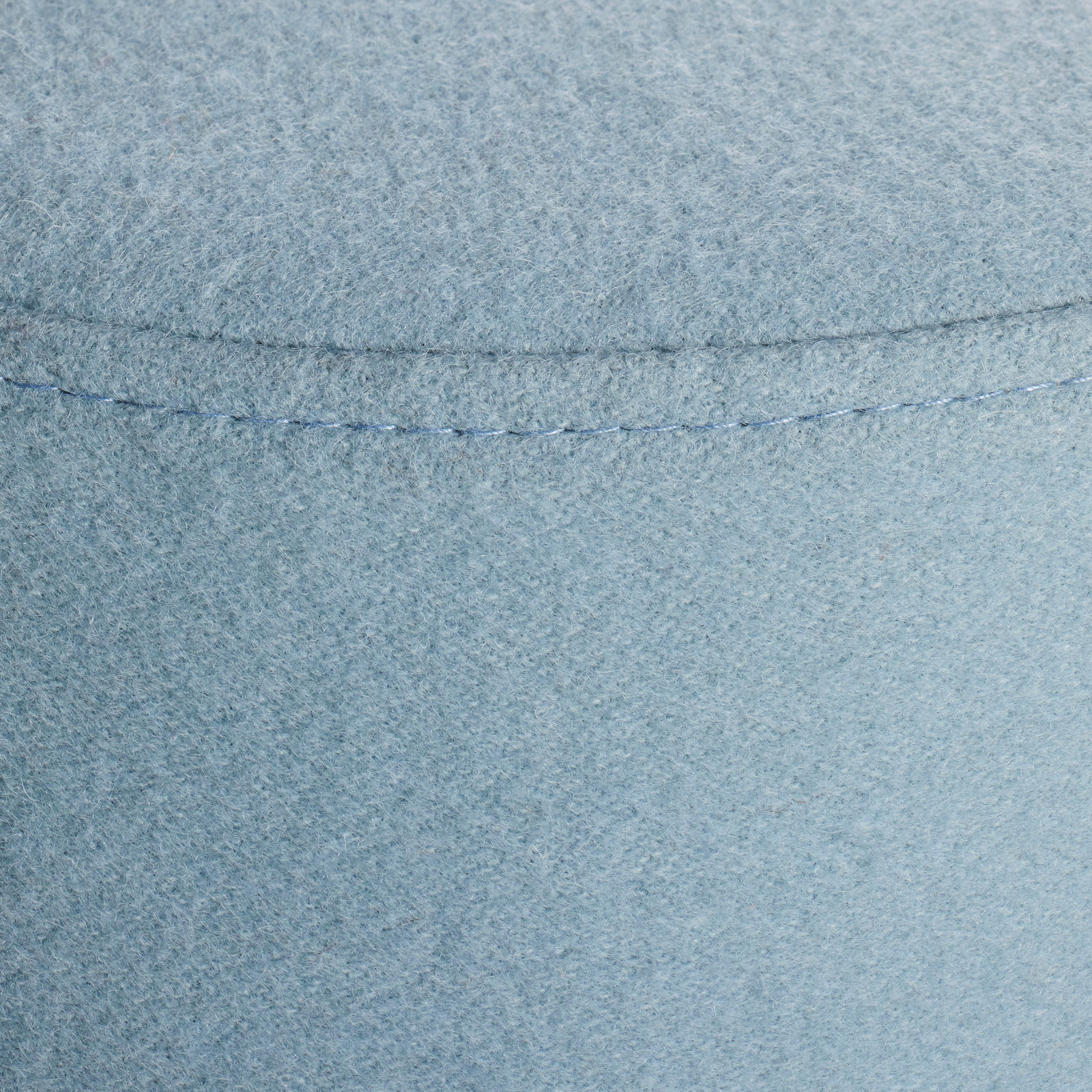 Bumper Upholstered Pouf, Vesper Cloud