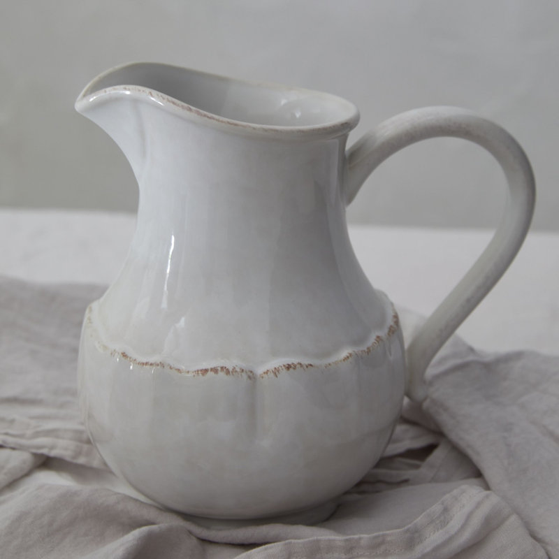 Impressions 65oz. Stoneware Pitcher