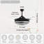 Deljanka 42'' Ceiling Fan with LED Lights