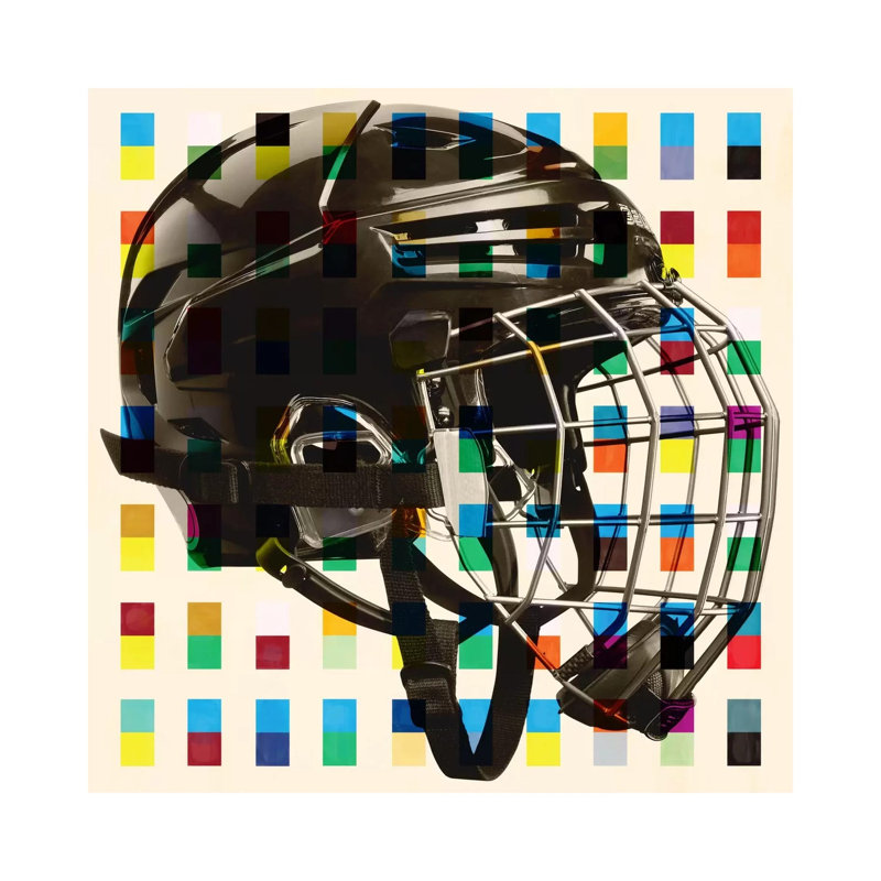 Hockey Mask by Unknown Artist - Wrapped Canvas Print, 30.48 cm H x 30.48 cm W
