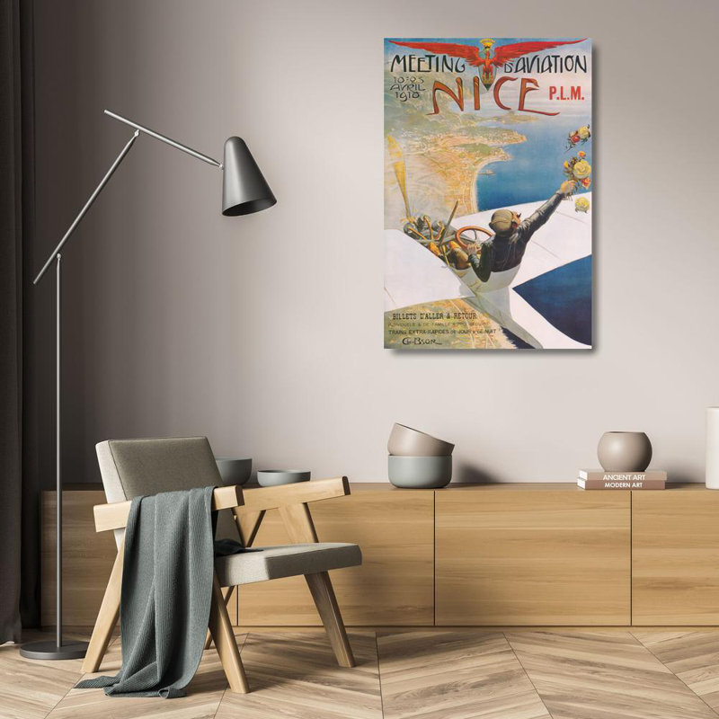 Meeting d'Aviation Nice, 24" H x 16" W