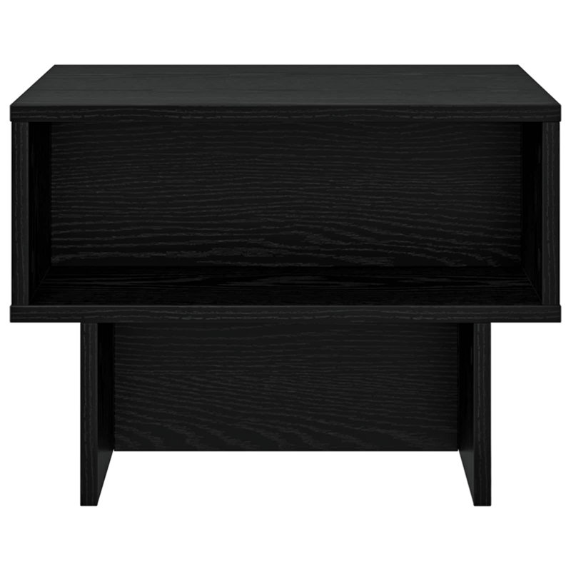Coffee Table with Storage, 35cm. H x 48cm. L x 46cm. W, Black Oak