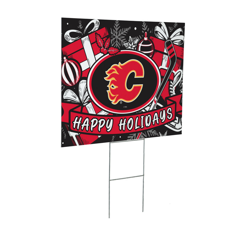 Enseigne de cour Calgary Flames, Fête