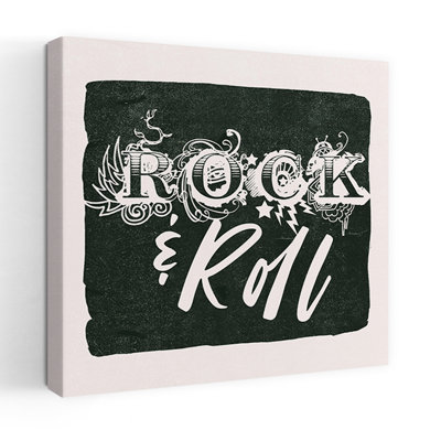 Art abstrait rétro Rock Rock