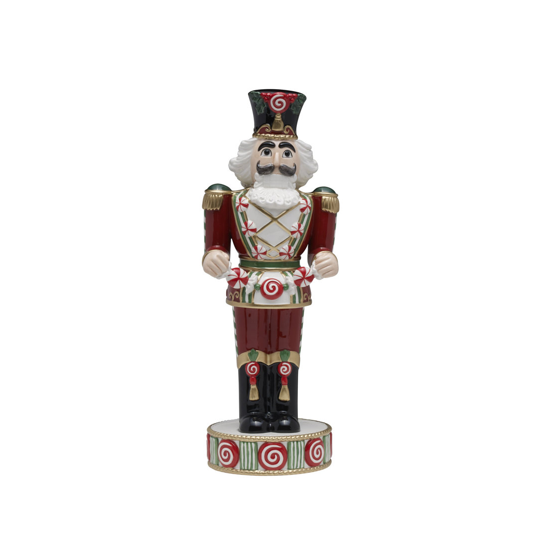 Fitz & Floyd Nutcracker Sugarplum Prince with Candy, 16.5 Inch, Multicolor Fitz and Floyd