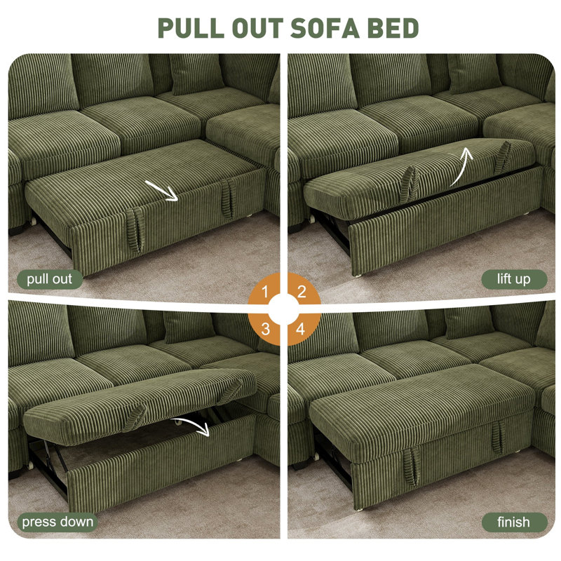 Causeuse-lit 59 po Bedluxury