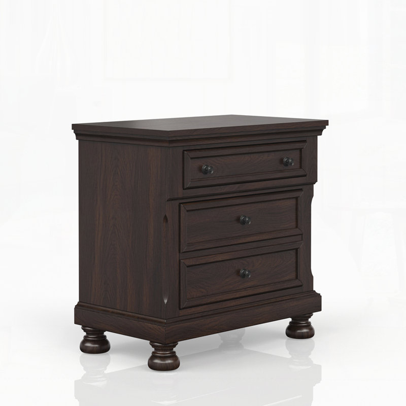 Table de chevet moderne pour chambre à coucher, Cerisier
