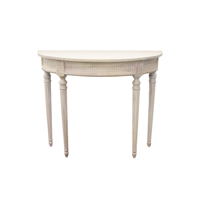 Camille 40.5'' W Solid Wood Console Table