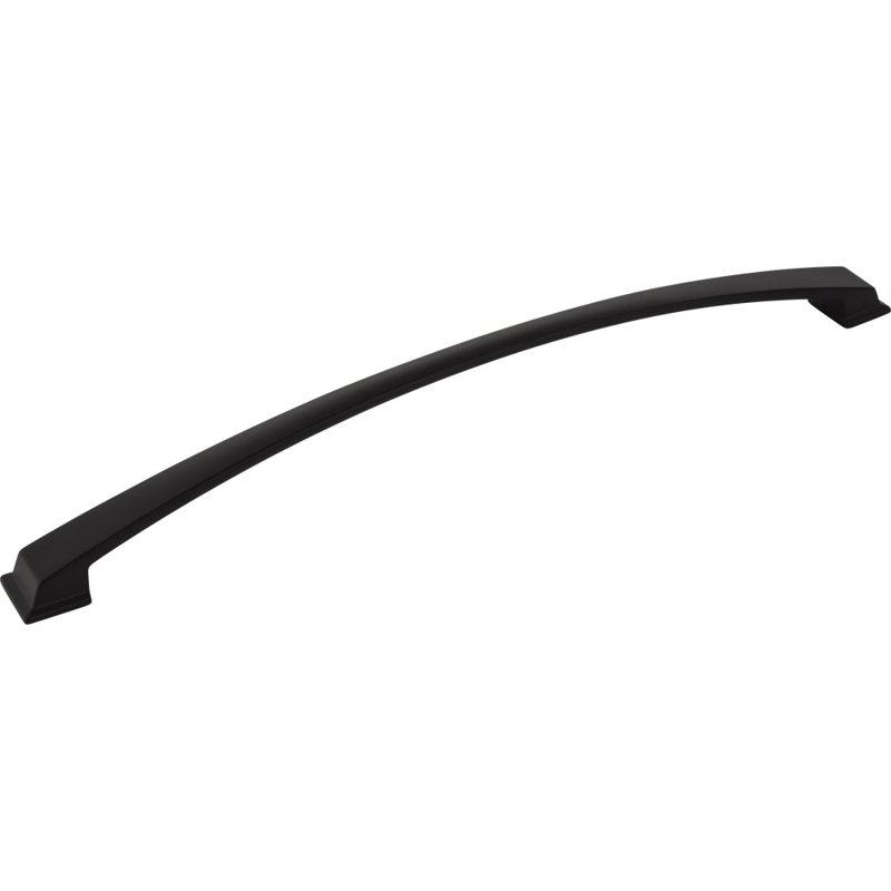 Roman Arch Pull, Matte Black, 3 3/4"