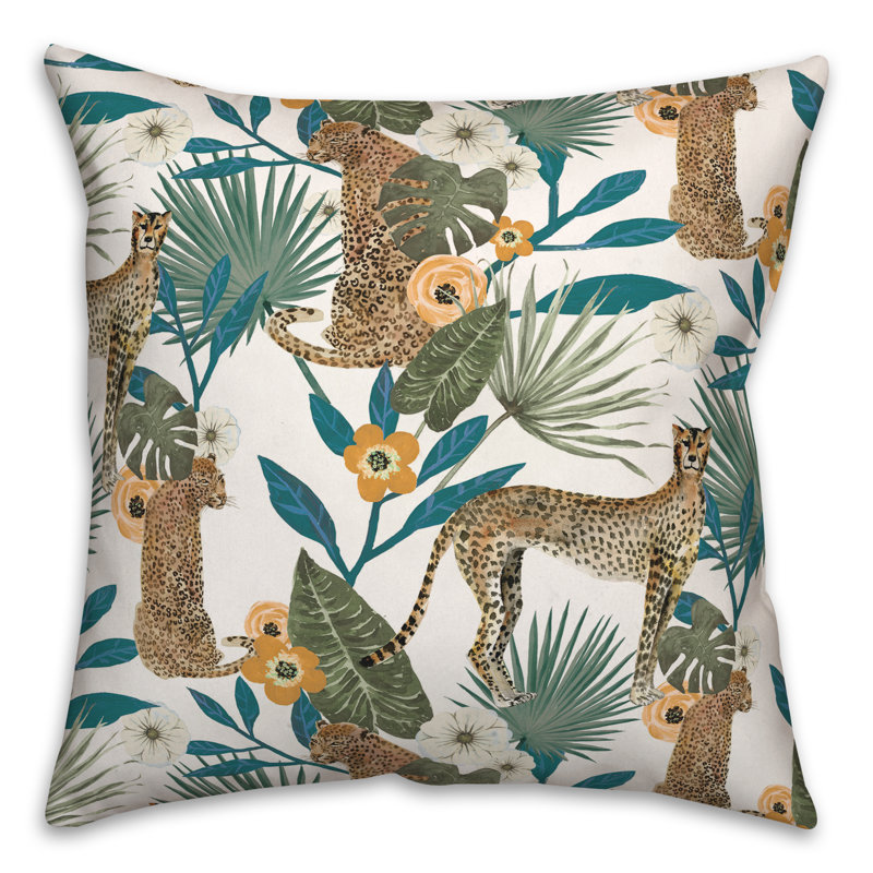  Coussin Floral, Blanc