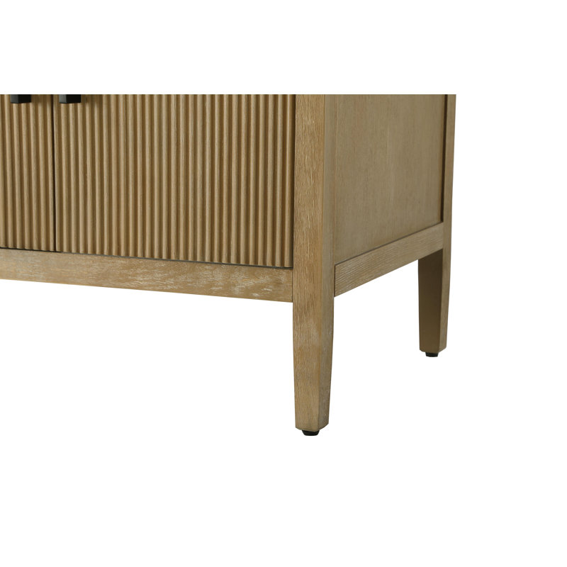 72 inch Double Bathroom Vanity, Linen Oak