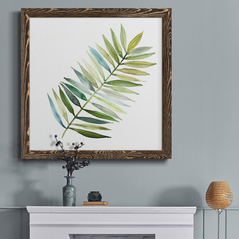 Paris Veranda - peinture sur toile encadrée, H 31,5 po x l 31,5 po x P 1,5 po, Cadre noyer