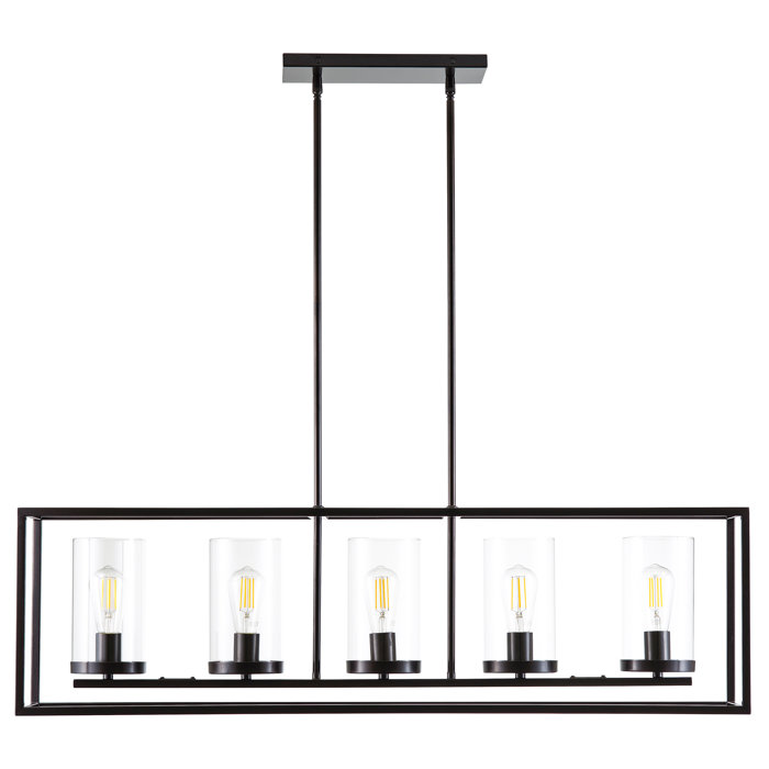 Wrought Studio Bergenia 5 - Light Dimmable Square / Rectangle ...